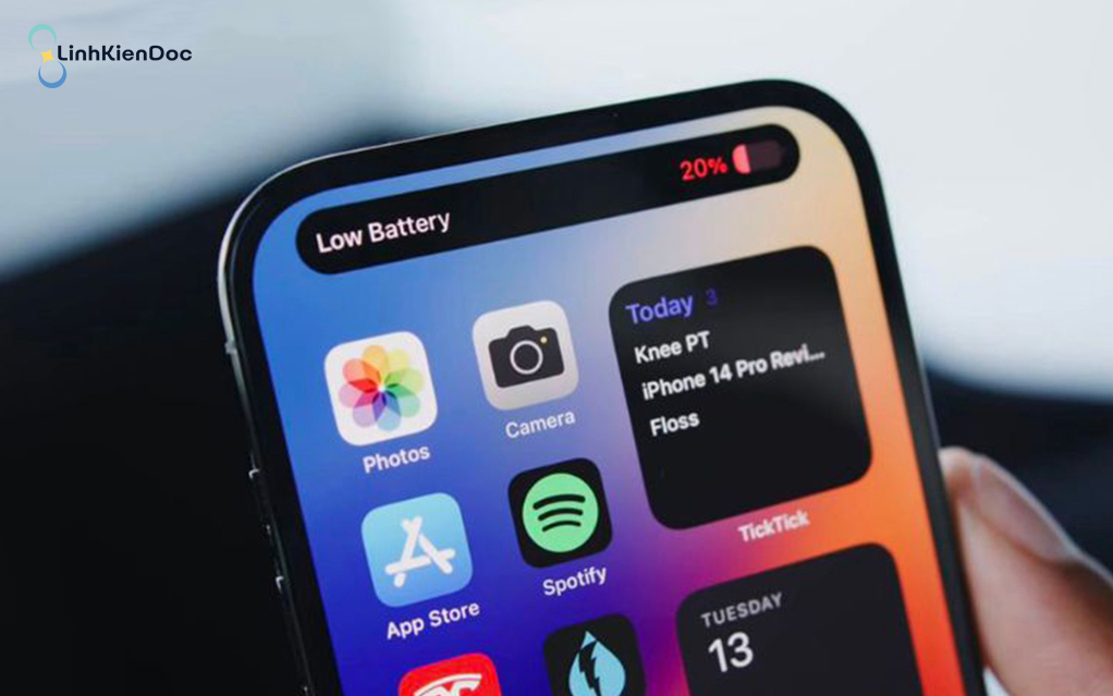 iphone 14 pro max tụt pin nhanh