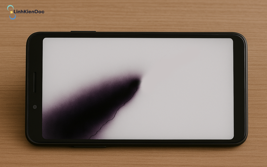 màn hình bị chảy mực