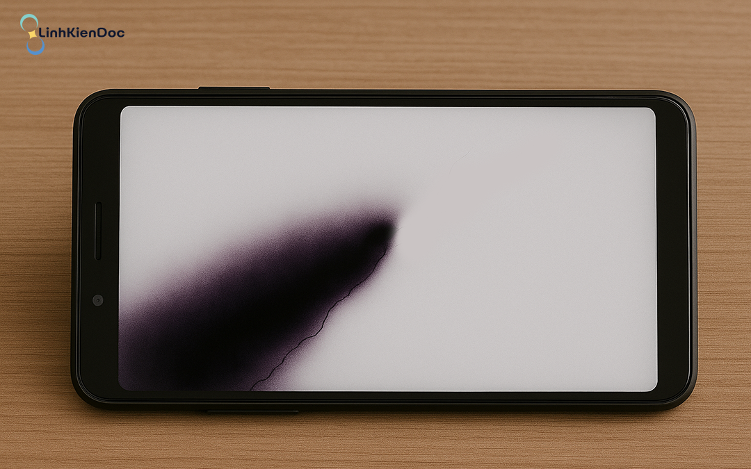 màn hình bị chảy mực