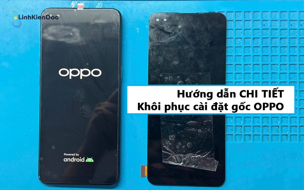 khôi phục cài đặt gốc oppo