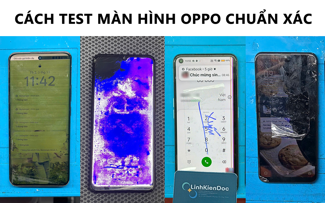 Cách test màn hình Oppo