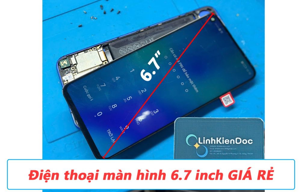 Điện thoại màn hình 6.7 inch giá rẻ