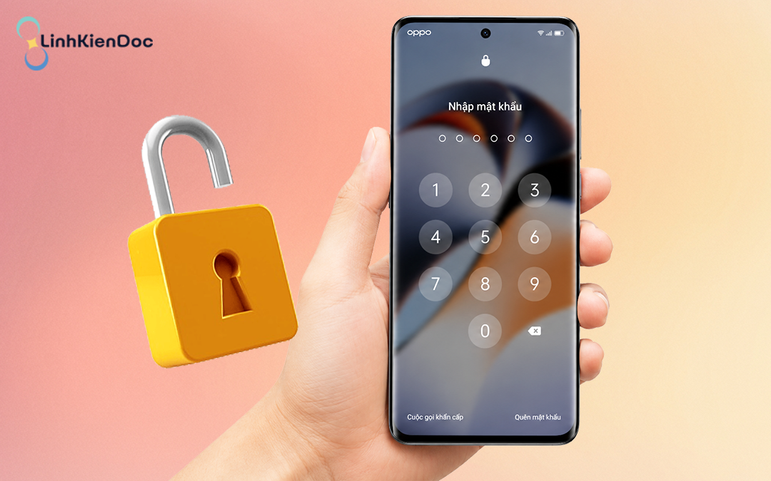 Cách mở khóa màn hình chính Oppo không cần mật khẩu