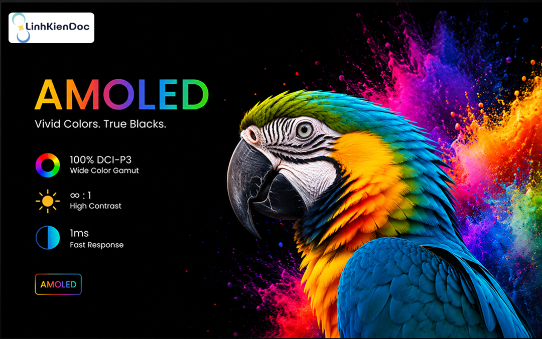 Ưu điểm màn hình Amoled