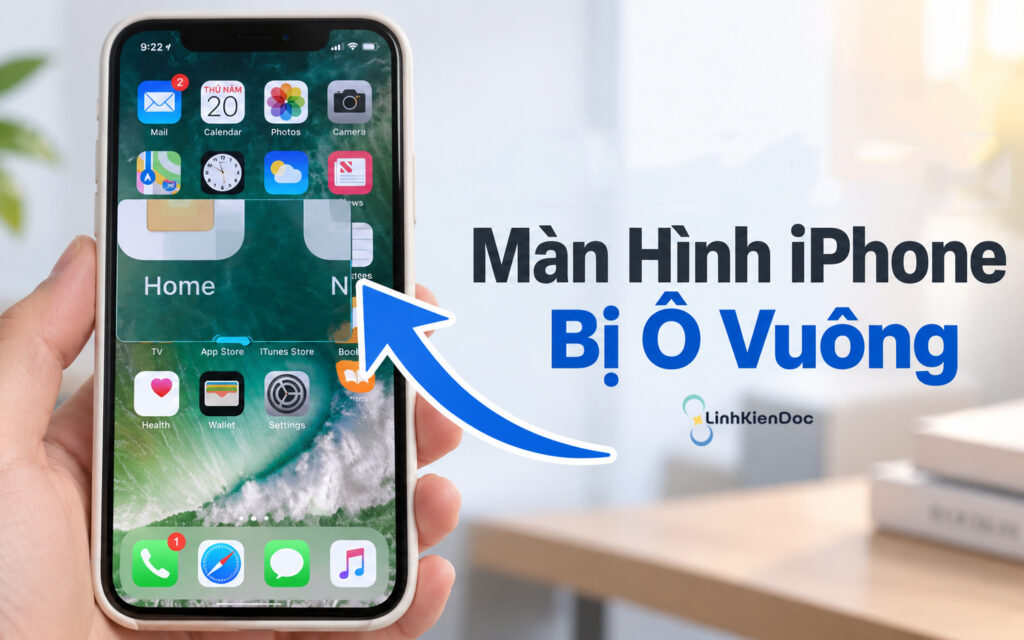 Cách khắc phục màn hình điện thoại bị ô vuông hiệu quả