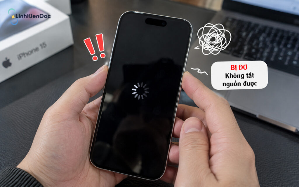 Cách xử lý iPhone 15 bị đơ màn hình không tắt nguồn được