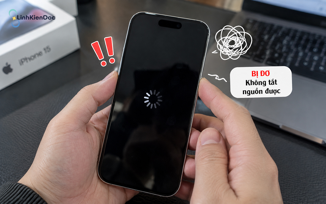 Cách xử lý iPhone 15 bị đơ màn hình không tắt nguồn được
