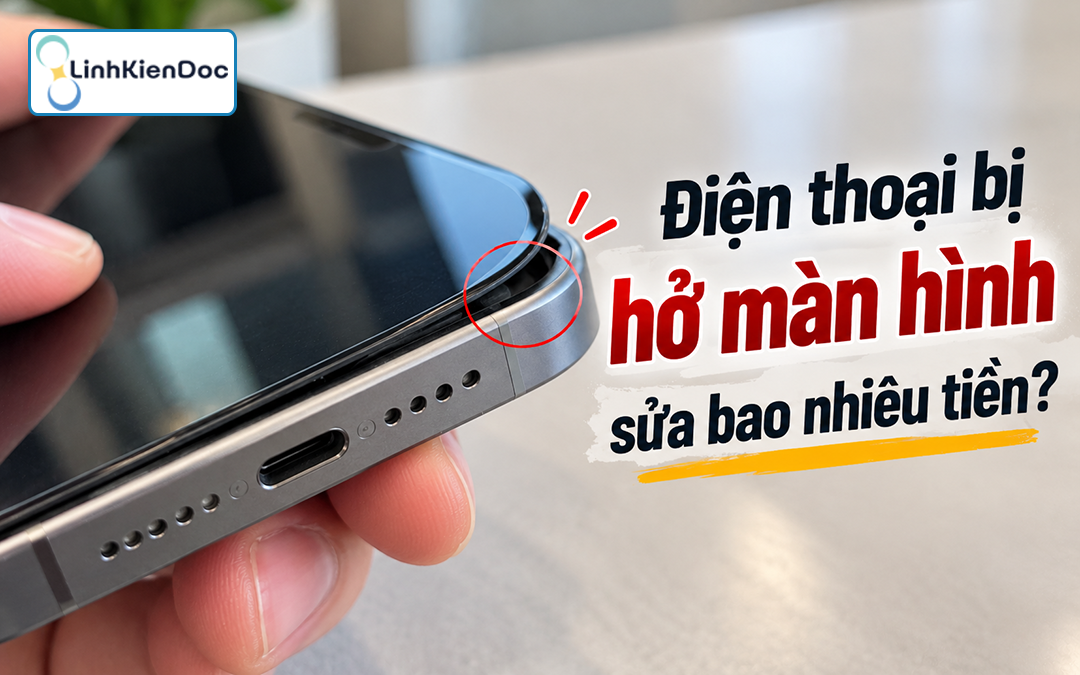 Điện thoại bị hở màn hình sửa bao nhiêu tiền? Bảng giá 2026