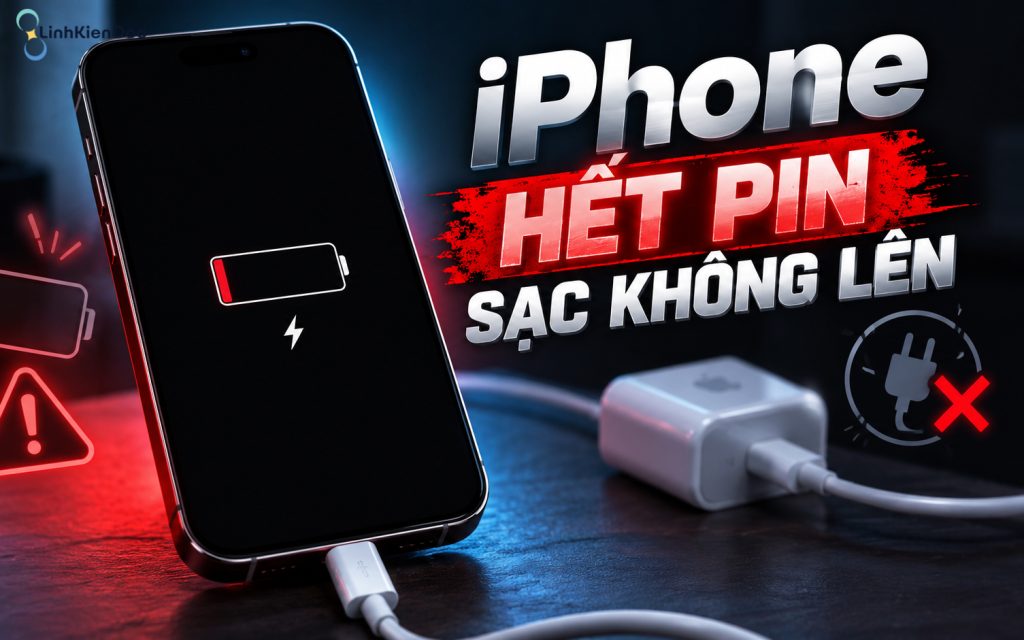 Nguyên nhân và cách khắc phục tình trạng iPhone hết pin sạc không lên 1 Nguyên nhân và cách khắc phục tình trạng iPhone hết pin sạc không lên