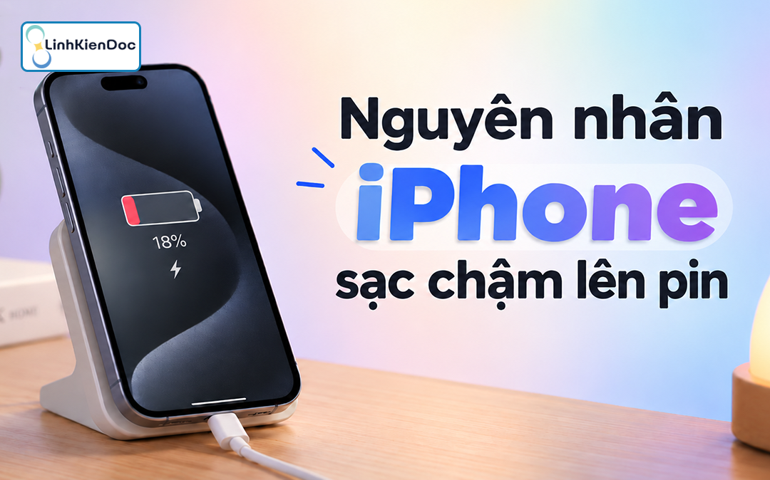 Cách khắc phục điện thoại sạc pin chậm iPhone