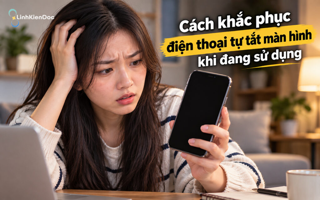 Tại sao đang xem điện thoại thì bị tắt màn hình? Nguyên nhân và cách xử lý