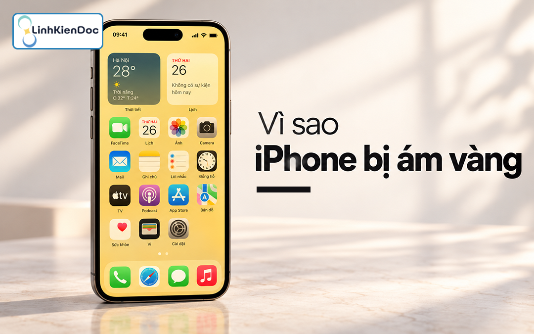 Vì sao màn hình bị ám vàng? Nguyên nhân và cách khắc phục